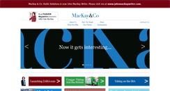 Desktop Screenshot of mackayandco.com